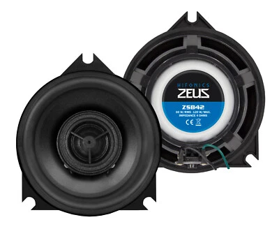HIFONICS Enceintes De Porte Sur Mesure 4" Pour BMW Série 1 E81 E82 E87 E88 - Photo 1/4