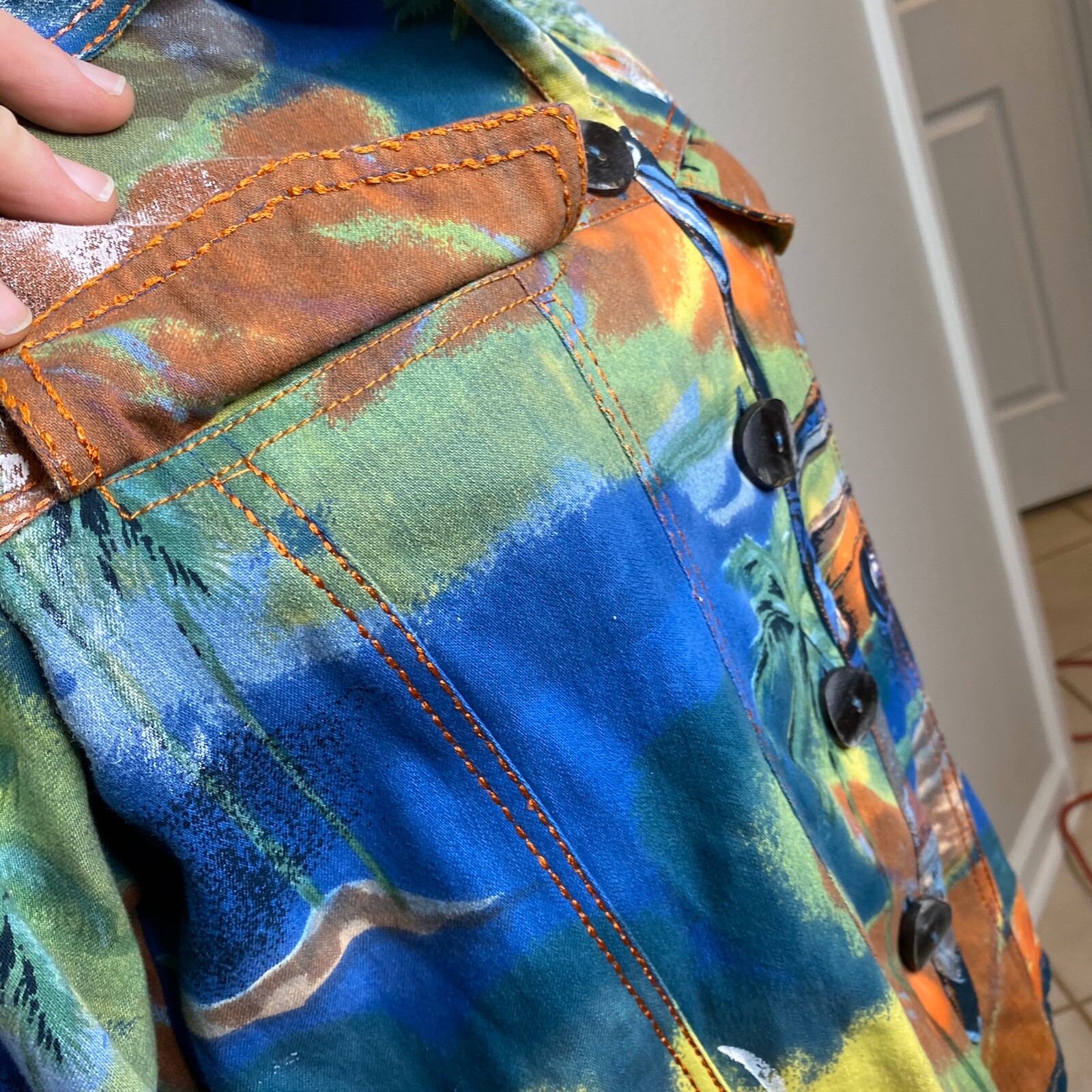 SANDY STARKMAN Small Jacket Multicolor California… - image 6