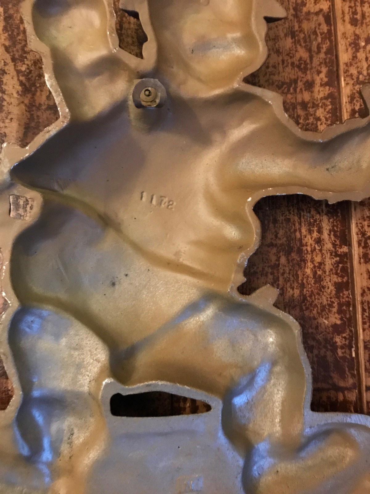 Sexton Metal Wall Art Fly Fisherman Fishing Art Vintage 1970 Original