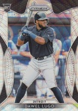 DAWELL LUGO /60 PRIZM BLUE WAVE REFRACTOR PRIZMS RC TIGERS #267 2019 19 PANINI