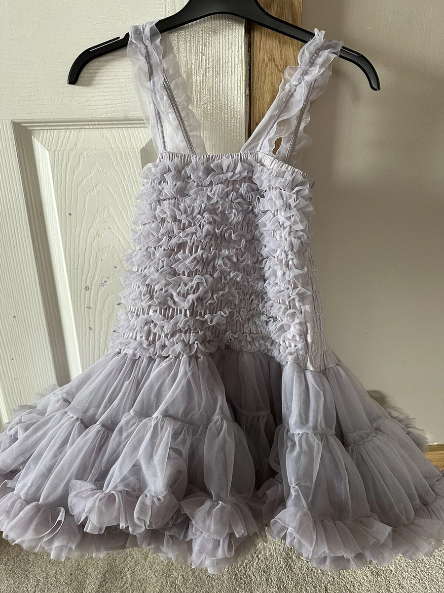 Angel face Tutu Dress Grey age 6 8 Years