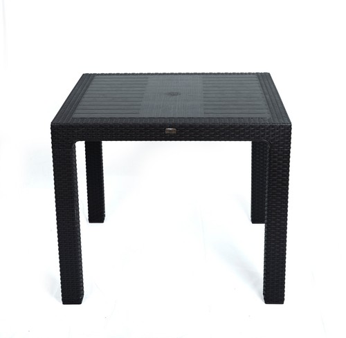 Gartentischmöbel OHNE Glasplatte /90x90x76cm/4 Stück Stühlen mit Armlehnen - Bild 5 von 5