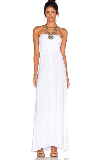 revolve white flowy dress Synnove sky dress XS maxi White maxi dress
