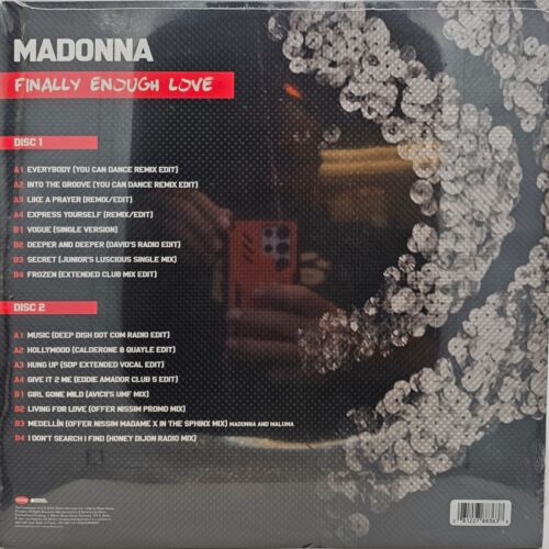 Madonna Finally Enough Love Vinyl NEW SEALED Exclusive Crystal Clear Vinyl - Picture 3 of 3