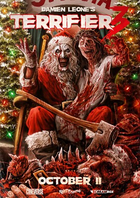 Terrifier 3 movie poster (a)  -  11'' x 17'' inches - Horror