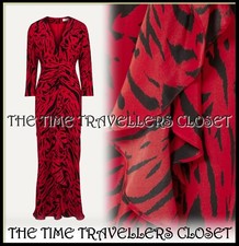 BNWT RIXO Adriana animal-print silk maxi dress Xtra-Small UK 8 36 4 RRP £325