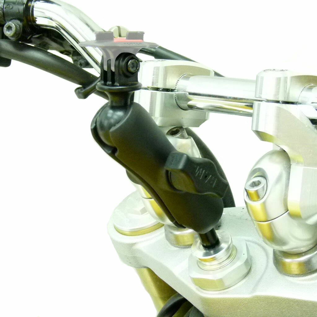 15-17mm Motorcycle Fork Stem Yoke Mount fits TomTom Bandit GoPro