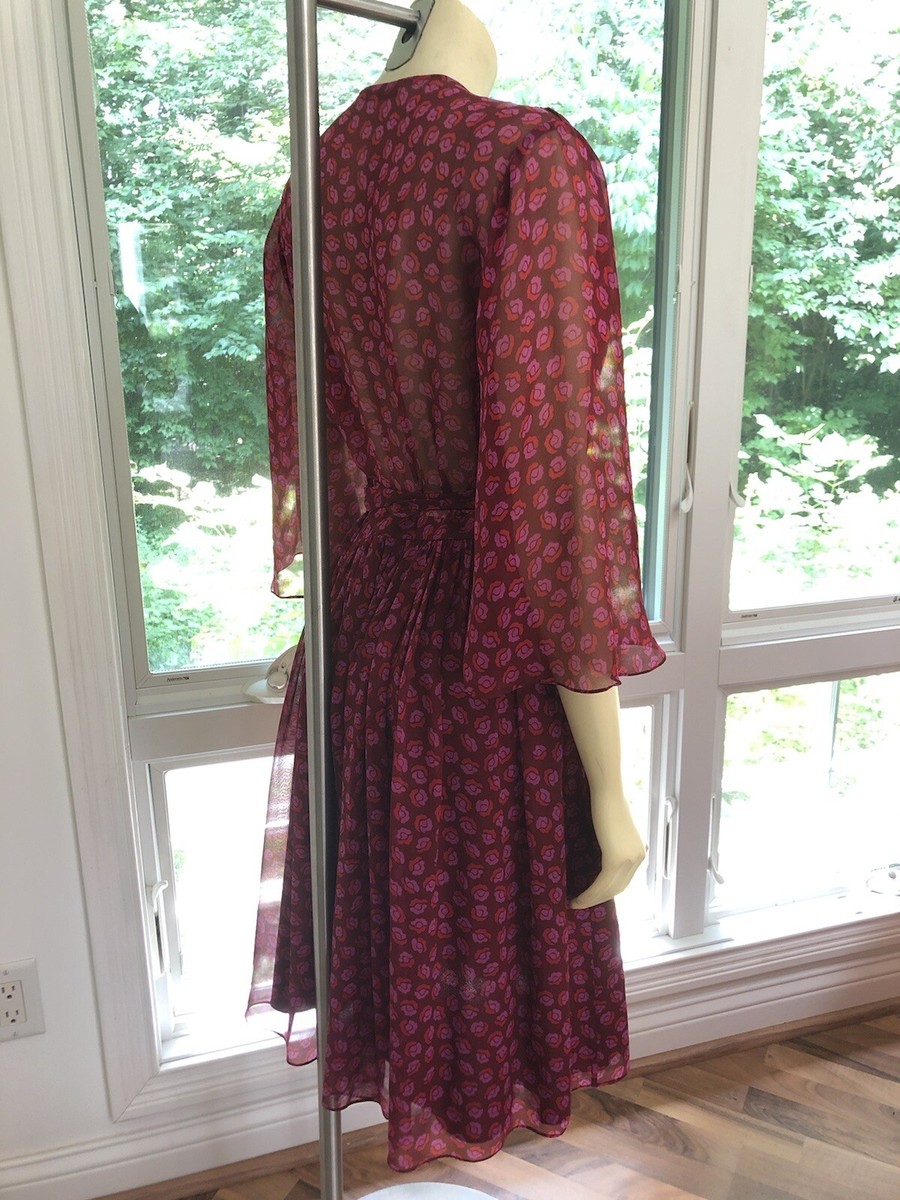 10 12 NEW DVF Diane von Furstenberg Alicia BALLET ROSE