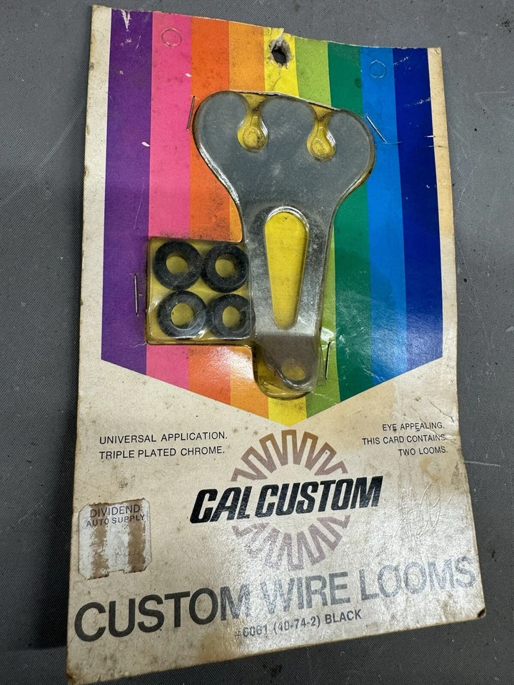 Vintage Cal Custom Spark Plug Wire Holder Chevy Impala Ford Mustang Camaro GTO - Image 2 of 4