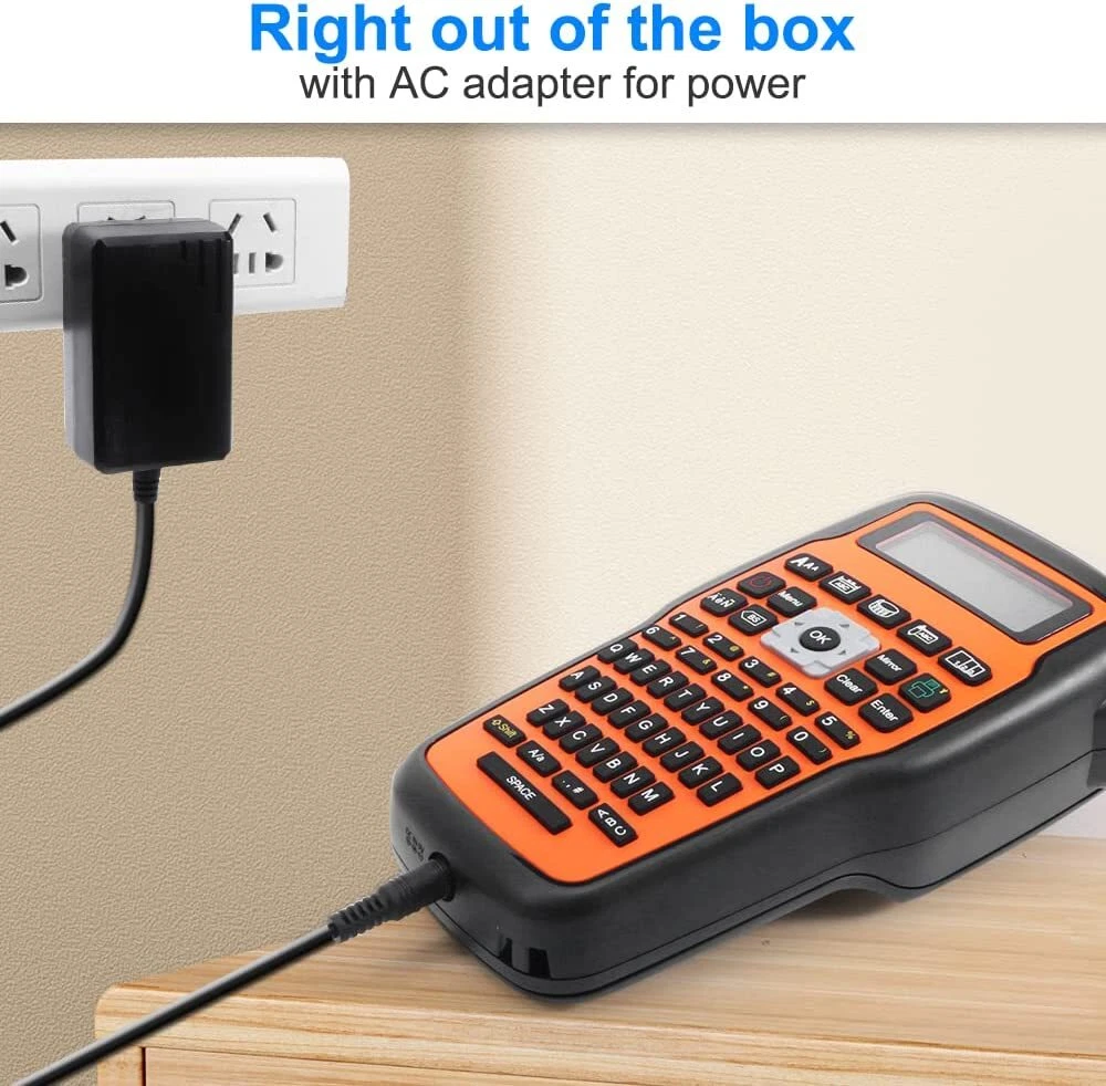 Portable E1000 Handheld Label Maker Machine with P-Touch TZe-231 Tape