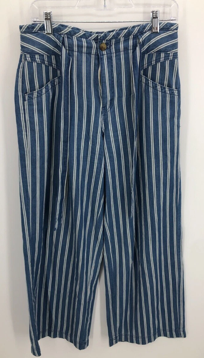American Eagle Outfitters Pantalon femme multi-rayures coupé