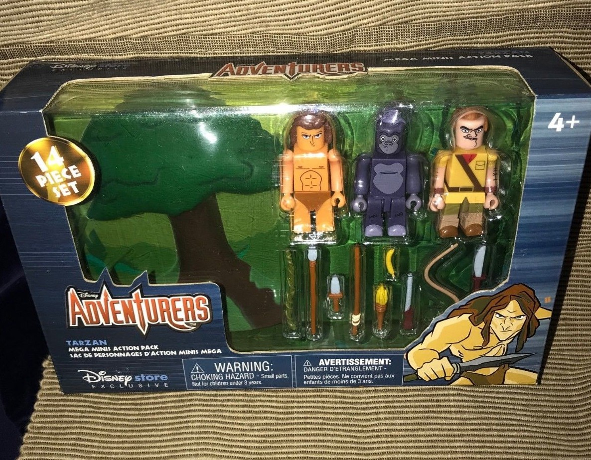 ディズニー アドベンチャーズシリーズ メガミニズアクションセット ターザン Disney Adventures Tarzan Mega Minis Action Pack Store