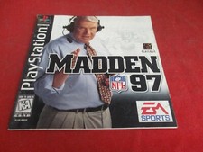 Madden 97 Playstation 1 PS1 Instruction Manual Booklet ONLY