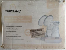 Portable Double Electric Breast Pumps 9 Levels 2 Modes Pink NEW OPEN BOX