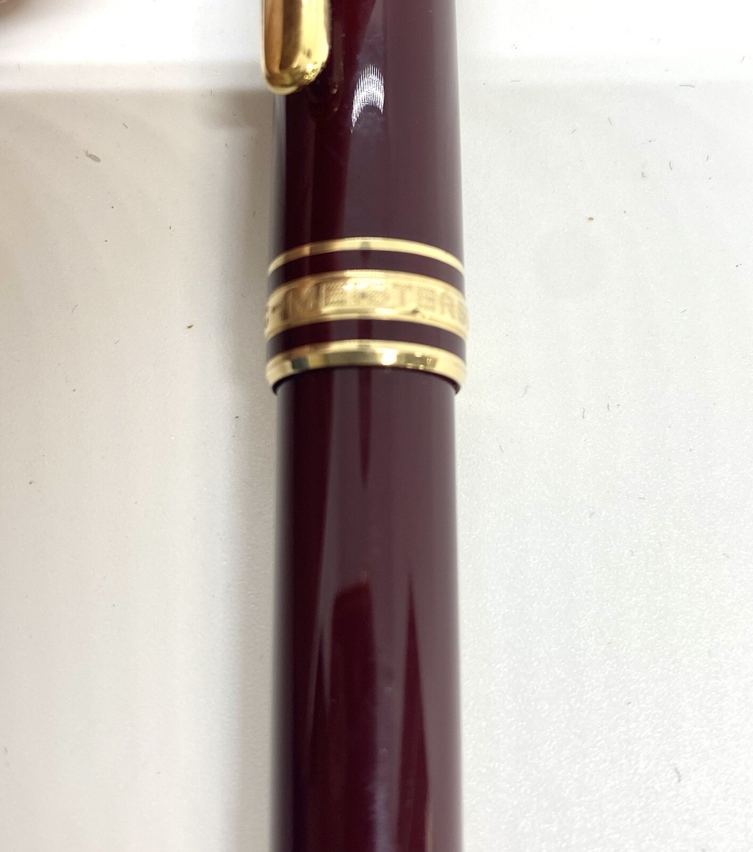 Montblanc Meisterstruck Burgundy Twist Ballpoint Pen | eBay