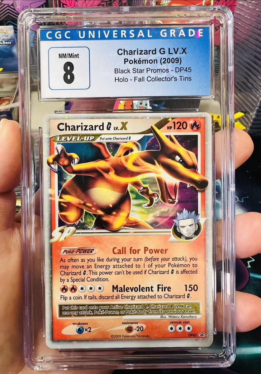 Charizard G LV. X DP45 Black Star Promo Card CGC 8 2009 Charizard G LV. X DP45 Black Star Promo Card CGC 8 2009