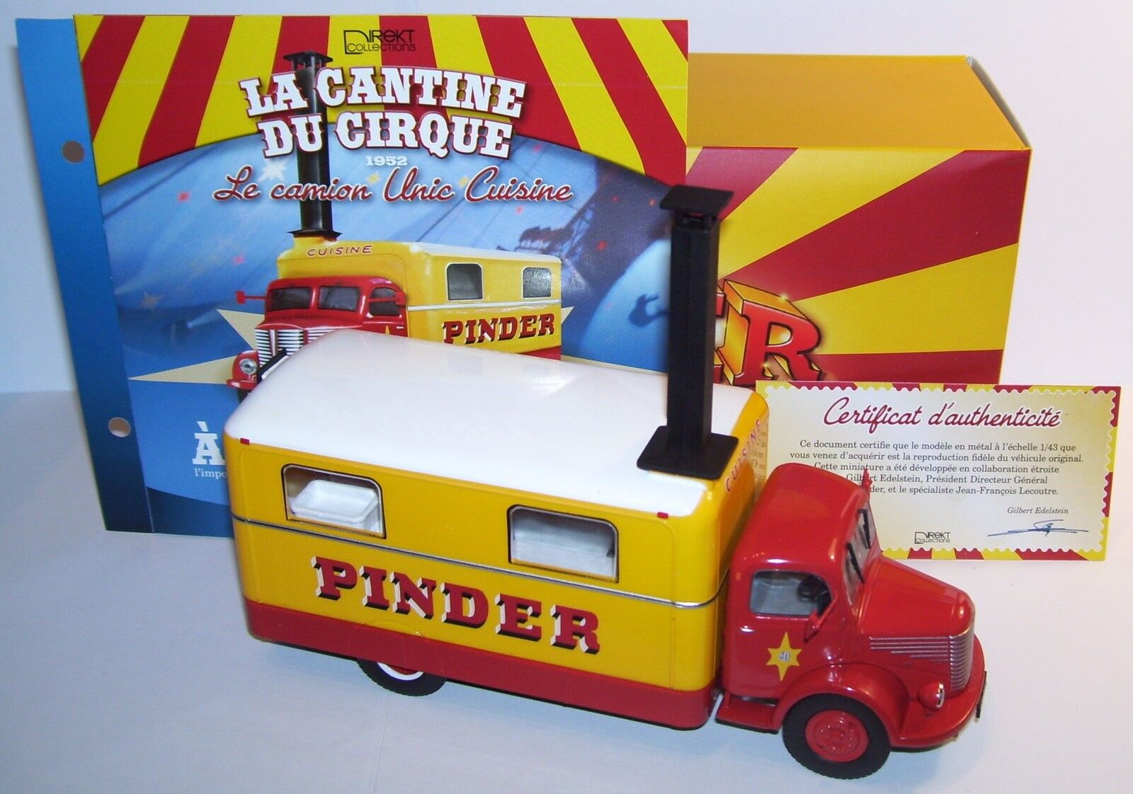 Ensemble de jouets de cirque - camions - lion & tigre