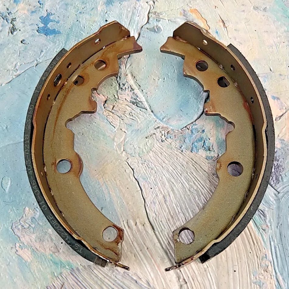 Zapatas de freno traseras Napa Trustop TS553 para Cutlass Sunfire Cimmaron Citation Omega Foto 3 de 4