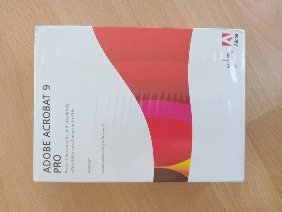 **NEW & STILL SEALED**   Adobe Acrobat  9 PRO for Windows    **SEALED BOX**  - Image 3 of 3