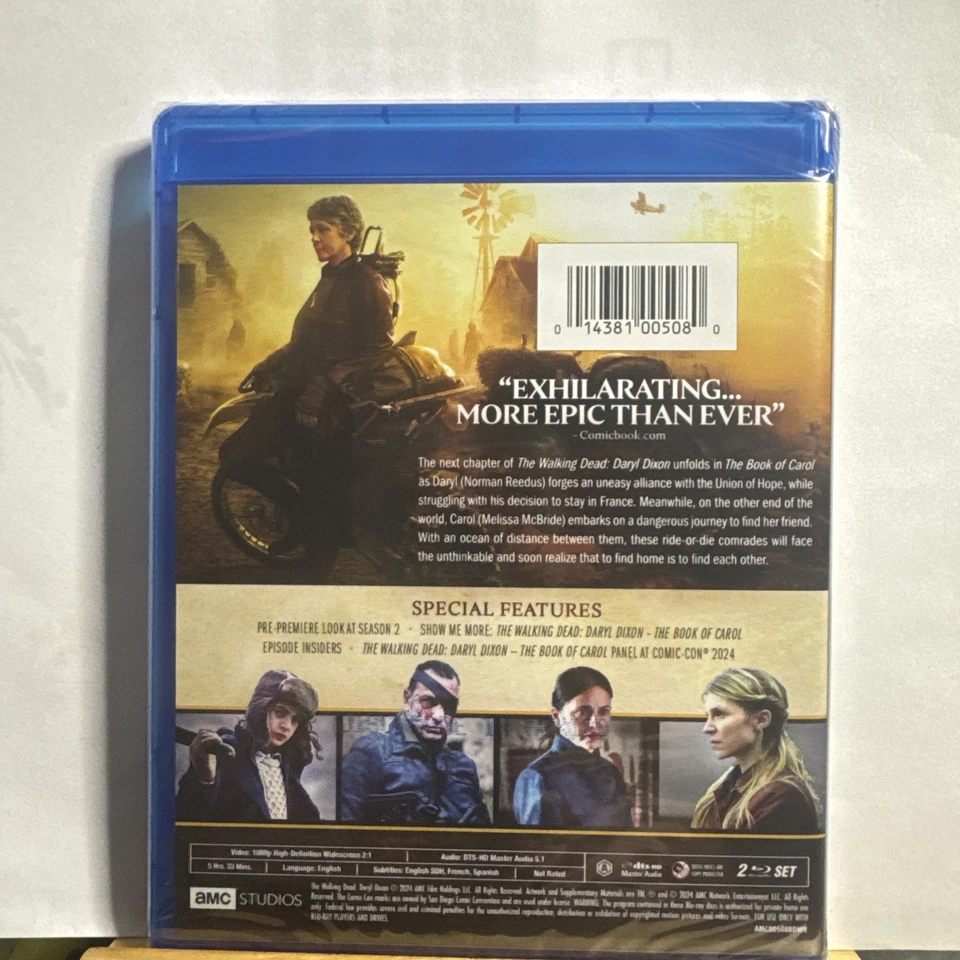AMC THE WALKING DEAD💥DARYL DIXON THE BOOK OF CAROL Season 2 (Blu-ray, 2024) - Image 4 of 4