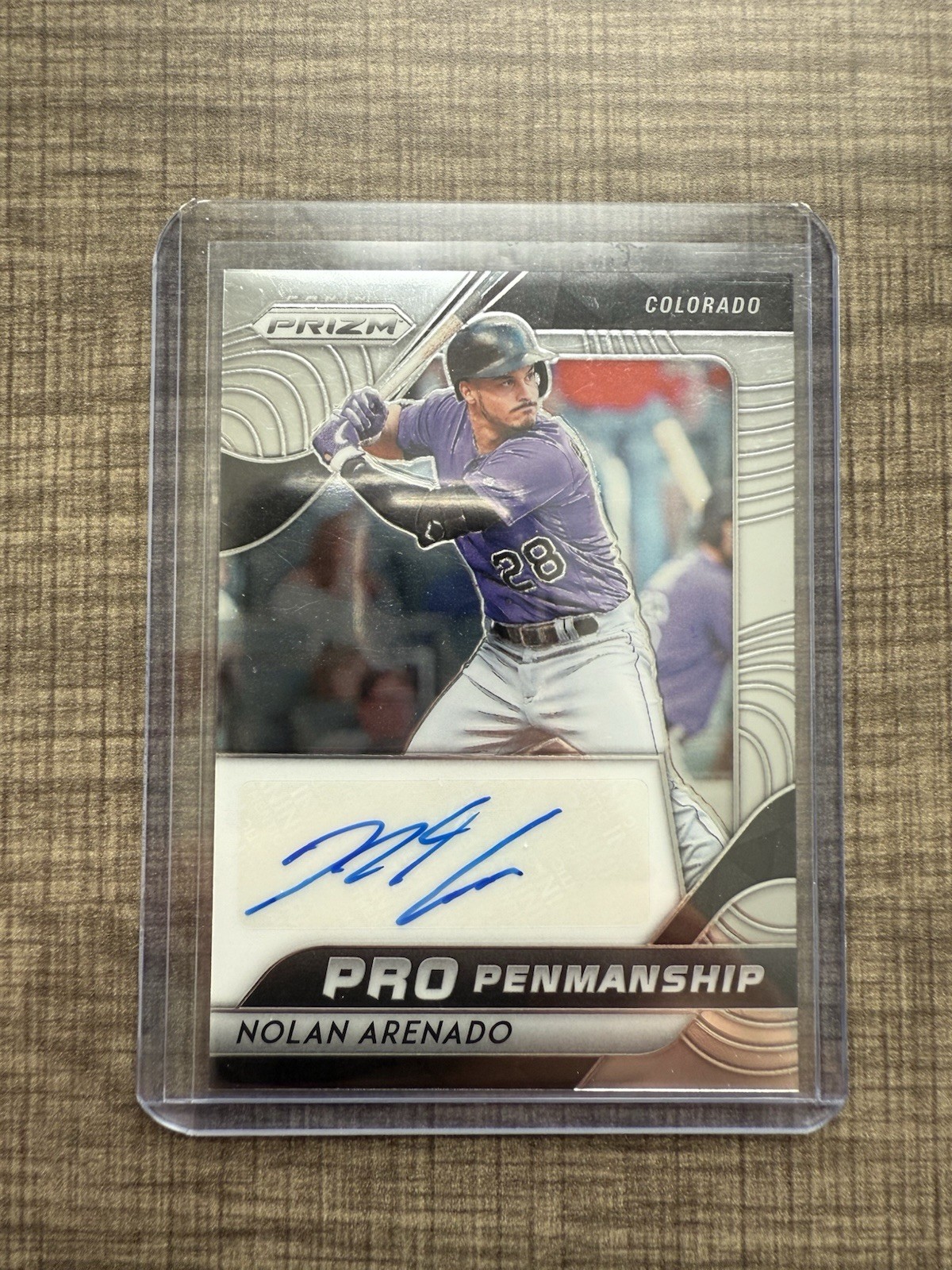 2020 Panini Prizm - Pro Penmanship Nolan Arenado #PP-NA (AU)