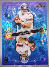 Eli Manning 1/1 2024 Wild Card 5 Card Draw Blue Lava Mirror Color Match HOF SSP