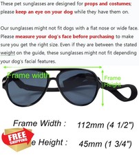 Aviator Dog Sunglasses 2pk Medium Breeds White-Pink Mirror