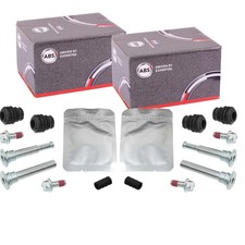 2X A.B.S. FÜHRUNGSHÜLSEN-SATZ BREMSSATTEL VORNE passend für FORD FIESTA HYUNDAI 