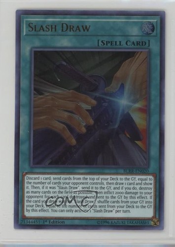 Slash Draw 1st Ed. YuGiOh Battles of Legends: Relentless Revenge #BLRR ...