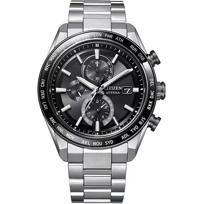 Citizen ATTESA AT8295-56E Eco-Drive Radio-Controlled Sapphire Bezel Men's Watch