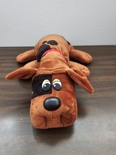 Pound Puppies Brown Dog Plush w/ Red Collar Bone Tag 2019 MPN 38065