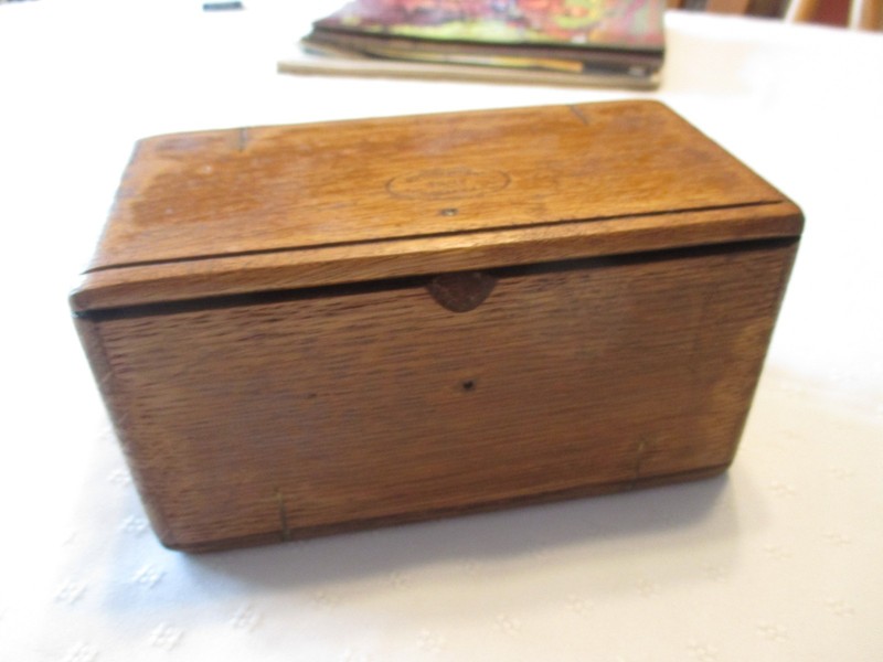 Singer Attachments Puzzle Box Oak
