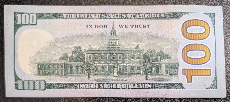 $100 2017A *STAR* BEAUTIFUL AU Federal Reserve Note! - Image 2 of 2