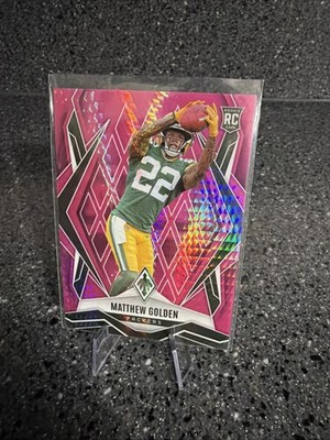 Panini 2025 Phoenix Matthew Golden Green Bay Packers #174 Pink Rookie /299 NFL