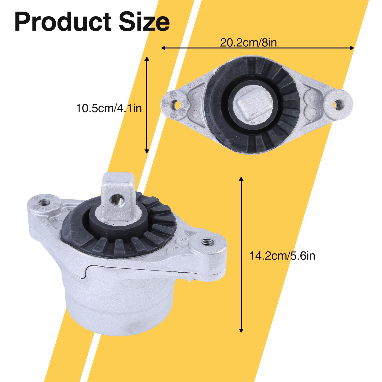 Maserati Ghibli Diesel 2014-2024 Engine mounts 2 pcs