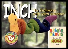 1999 Beanie Babies Series 2 Inch the Inchworm (with yarn antennas) #185