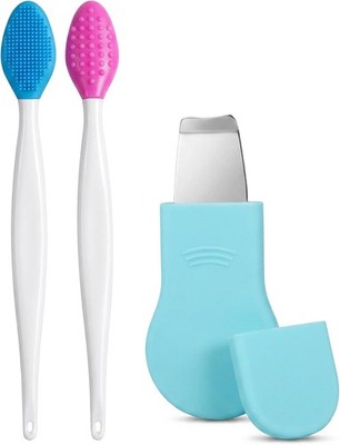 3PCS Nose Blackhead Remover Tool Set Blackhead Scraper Tool Face Exfoliator Scru