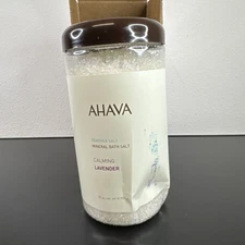 Ahava Mineral Bath Salt Calming Lavender 32 oz