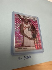 LeBron James MVP 2019-20 Panini Mosaic Mosaic Pink Camo #298