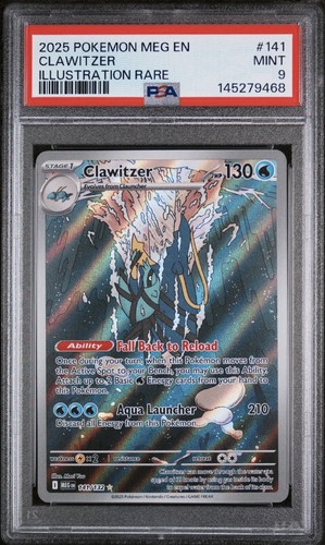 Clawitzer graded PSA 9 for sale on eBay
