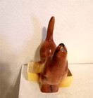Vintage AL Hirsch Rover Planter Caddy Dachshund trinket holder 1950s doxi MCM — photo 3