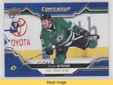 2018-19 Upper Deck Compendium Blue Brett Ritchie #138 READ o1h