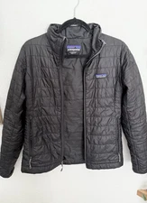 Patagonia Nano Puffer Black Full Zip Jacket Down