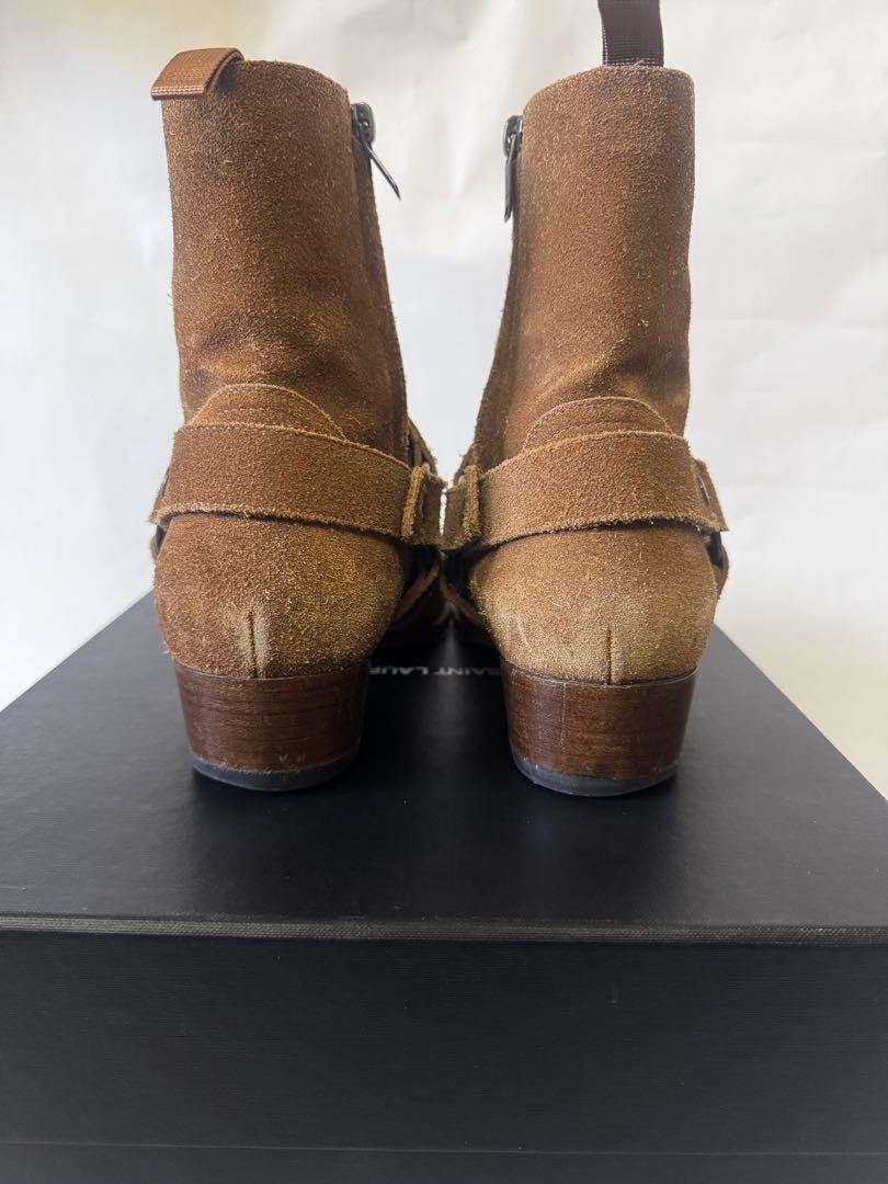 靴 Saint Laurent harness ring boots SAINT LAURENT Wyatt harness ring boots US8 | eBay