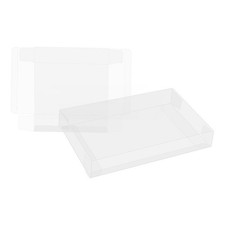 5 Pack Game Cartridge Protector for SNES Clear PET Box Sleeve Case - 0.35MM