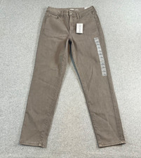 Old Navy Women's Size 4 OG Straight High Rise Denim Jeans Gray Stretch NWT