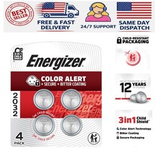 4-Pack 3V Lithium Batteries with Innovative Child Shield - For All Your Devices
