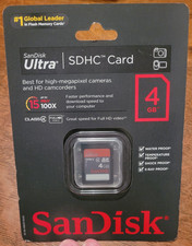 NEW SanDisk Ultra SDHC Memory Card 4GB Class 4 Full HD SDSDRH-004G-A11 100X OEM