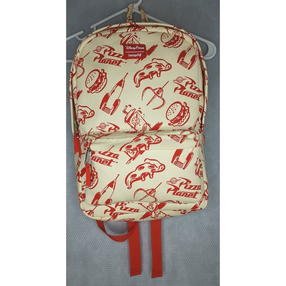 Disney parks Loungefly Pizza Planet Backpack unisex Loungefly Disney Pixar Toy Story Pizza Planet Checkered  main image 4