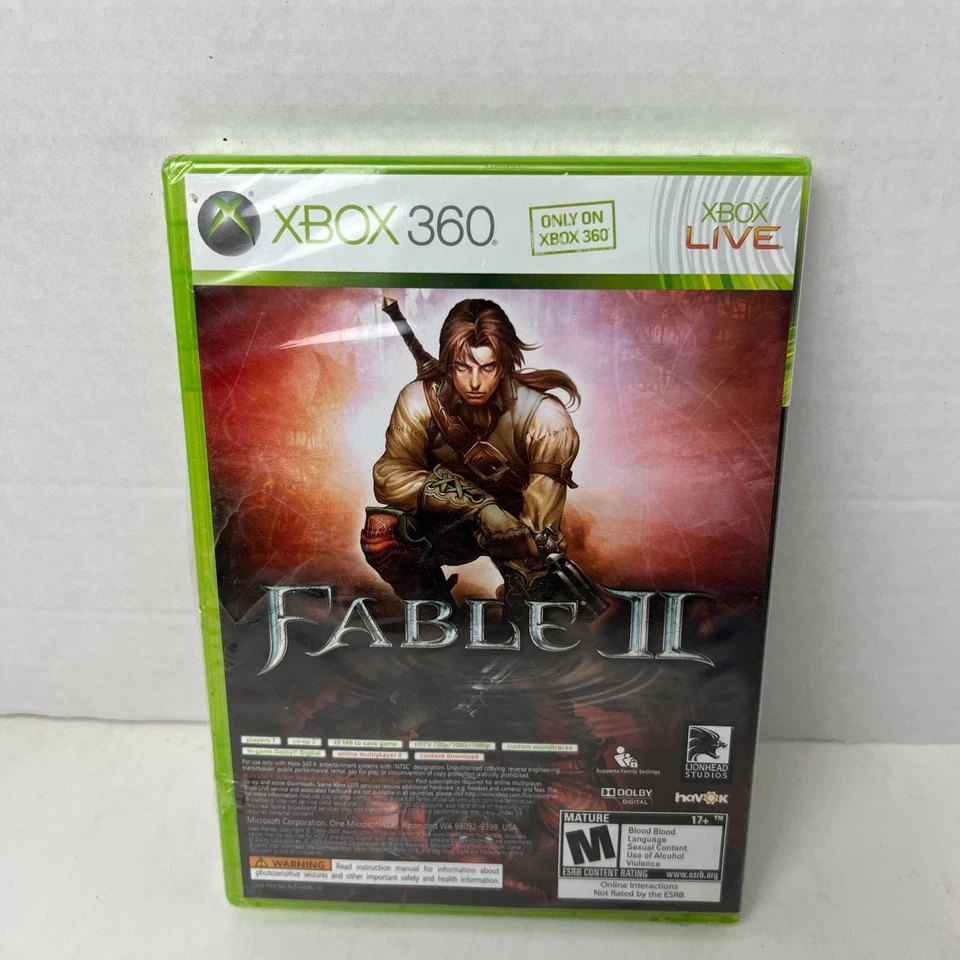 Halo 3 / Fable II Double Pack Xbox 360 Video Game Minor Tear in Seal New Sealed - Image 4 of 4